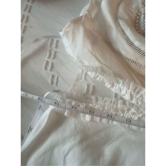 LACE the Label DENTELLE CUT OUT MAXI DRESS WHITE Vacation size S NWT $590 - Picture 7 of 7